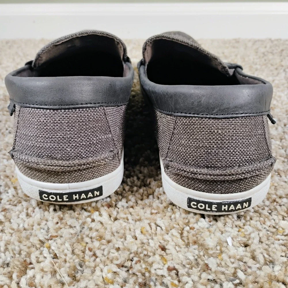 COLE HAAN MENS Gray PINCH Maine‎ Classic CANVAS WEEKENDER Men's 12 M
